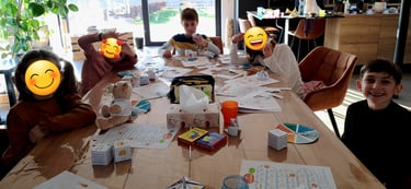 Atelier enfants à Mons - émotions