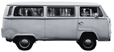 photo of an old matador van