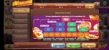 refer and earn in card rummy game