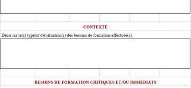 Plan de développement des compétences modèle pdf gratuit