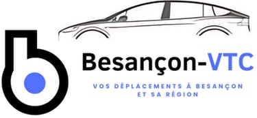 Logo avec le dessin Tesla VTC et taxi