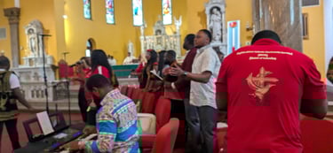 EACCR worship session during Holy Mass