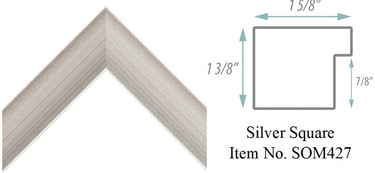 Silver Square Picture Frame