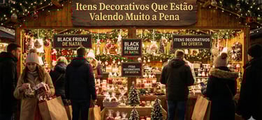 Black Friday de Natal: Itens Decorativos Que Estão Valendo Muito a Pena