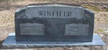 Annie Gertrude Winfield (October 22nd, 1879-January 23rd, 1926