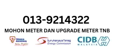 DAFTAR METER TNB - KONTRAKTOR ELEKTRIK
