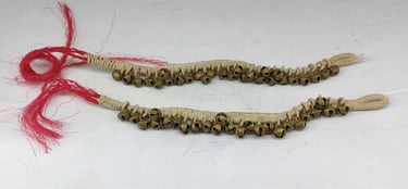 "Handcrafted tribal-style medium anklet for feet–ethnic jewelry-Globally tradable"