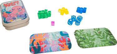 Kelp! A cozy, lightweight, minimal solo strategy game that fits in your pocket.