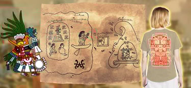 peregrinacion de aztlan huitzilopochtli heroes de aztlan playera coatlicue tonantzin maya azteca