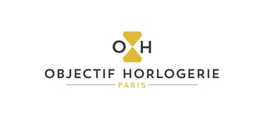 a logo for object horloggie