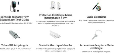 équipement volt-borne