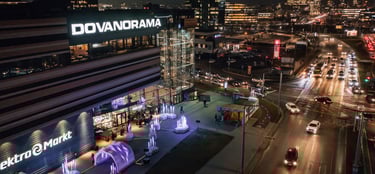 Vilniaus panorama drono fotografija