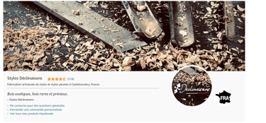 capture ecran page déclinaisons