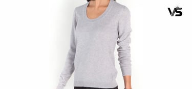 scoop neck sweater