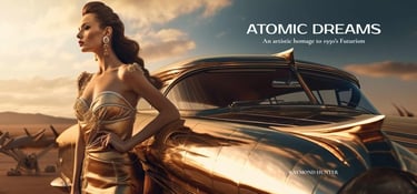 Atomic Dreams Book An artistic homage to the Retro Futuristic 1950s
