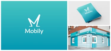 Mobily logo design