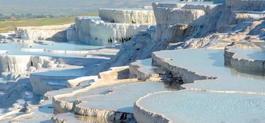 Denizli Gezilecek Yerler | Pamukkale Travertenleri