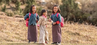 Bhutanese_School_Going_Children_at_Pjobjikha_Valley_Western_Bhutan