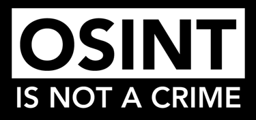 © osintisnotacrime