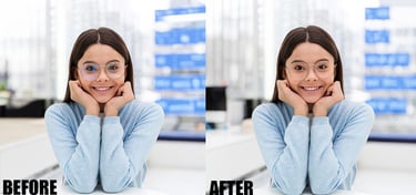 Glass Glare Removal 