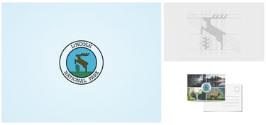 National park logo design