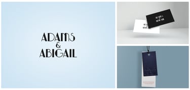 Adams & Abigail logo design