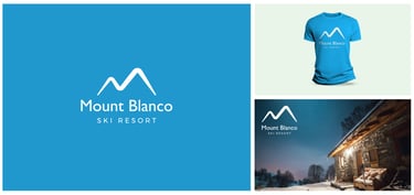 Mount Blanco logo design