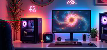 Gaming PC setups in India with RGB lighting and budget-wise price tags – Entry, Mid-Range, High-End