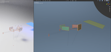 a computer screenshot from Blender 3D while editing the animation