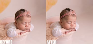 New Born Before and After