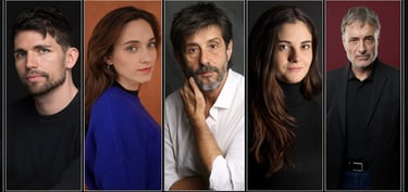 De izquierda a derecha: JuanPe Morez, Sandra Roma, Jon Bermúdez, Ana Veganzones y Salvador Serrano.