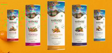 Sea Buckthorn Juice bottle 500ml – Natural Immunity & Skin Health Drink by Wellwith Ayuzera