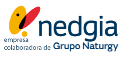 a logo for a company called nedica