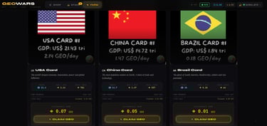 plataforma de stake de nft GEO token