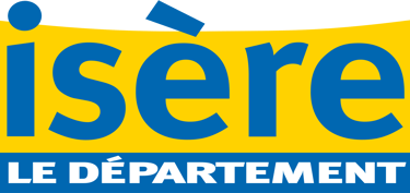 Logo du département de l'Isère en soutient au judo