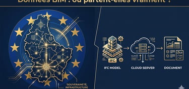 Infrastructure IA et numérique au Luxembourg dans le contexte BIM AEC Benelux