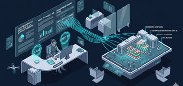 Coordinateur BIM analysant les orientations ILNAS et CRTI-B ANS 2026 connectées   à un modèle BIM.