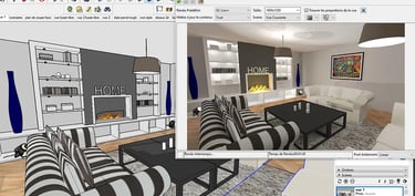 Formation déco intérieur avec sketchup