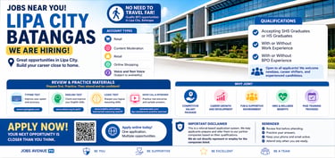 alorica lipa hiring batangas job hiring job hiring batangas 