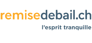 remisedebail.ch logo for Swiss lease transfer services with the slogan l'esprit tranquille.