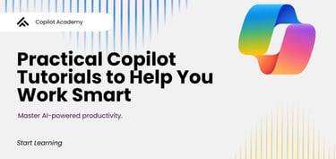 Microsoft Copilot tutorial—AI assisting a change manager