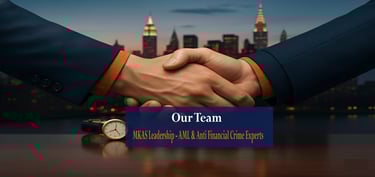 MKAS leadership team — experts in AML, compliance, governance, and financial-crime risk.