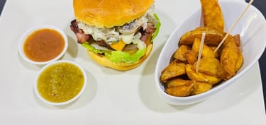 hamburguesa clásica