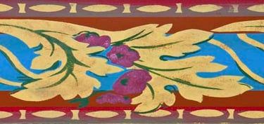 Faux Finishes Stencil Banner