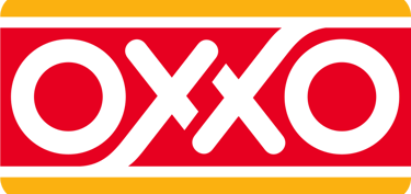 a red and white sign with the words oxxo