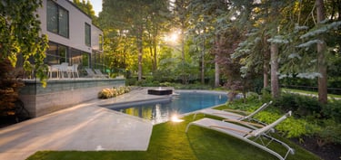 landscaping design of new home outdoor
