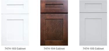 a variety of cabinet doors and cabinets