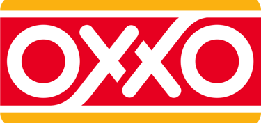 a red and white sign with the words oxxo