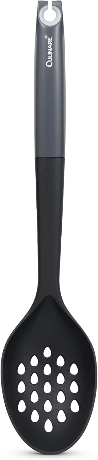 a black and white kitchen utensil with a spatulable