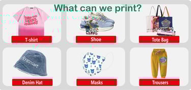What can A3 MAX DTF printer print?